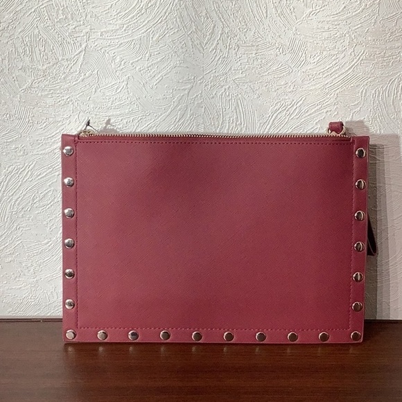 White House Black Market NEW - simple chic studded floral Wristlet - Picture 7 of 9